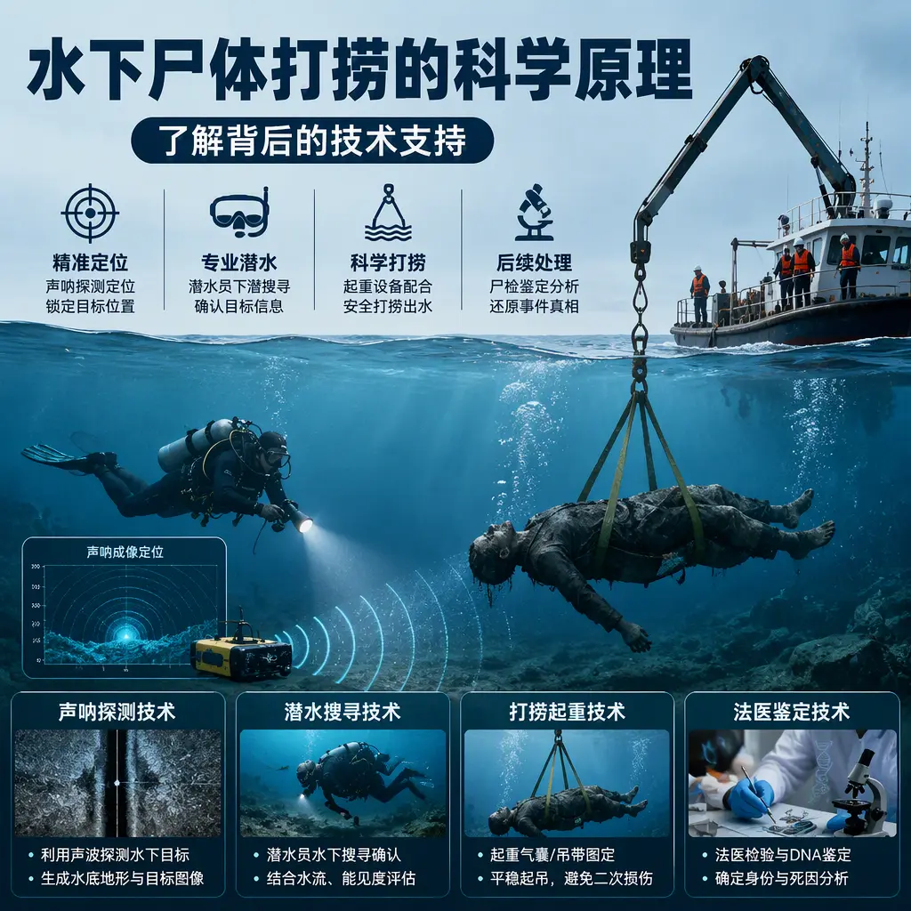 巴音郭楞水下尸体打捞的科学原理，了解背后的技术支持